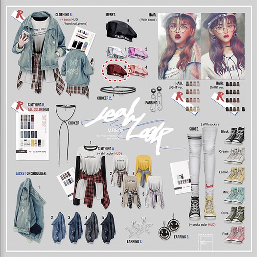 `M.BIRDIE / Leah look-beret3
