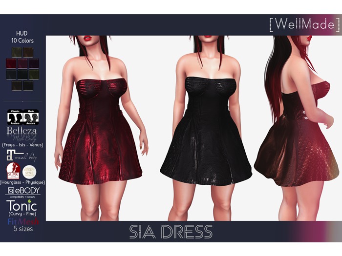 [WellMade] Sia Dress - HUD 10 Colors
