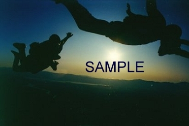 Skydiving Photo - Sunset Skydive