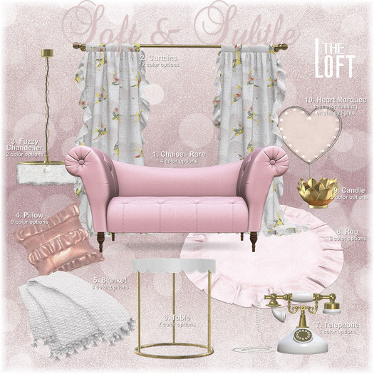 The Loft - Soft & Subtle [Arcade] - Ruffled Pillow