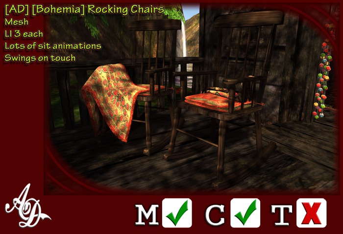 [AD] [Bohemia] Rocking Chairs