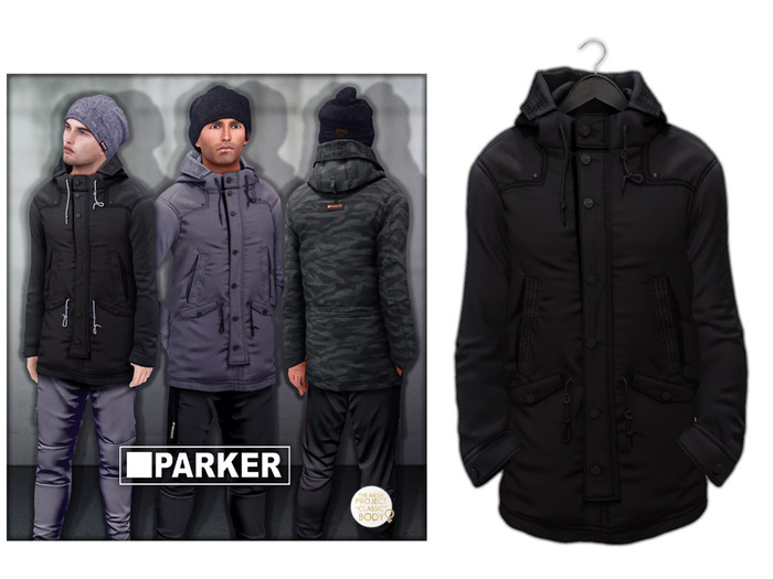 .:PARKER:. Mark PARKA.BLACK