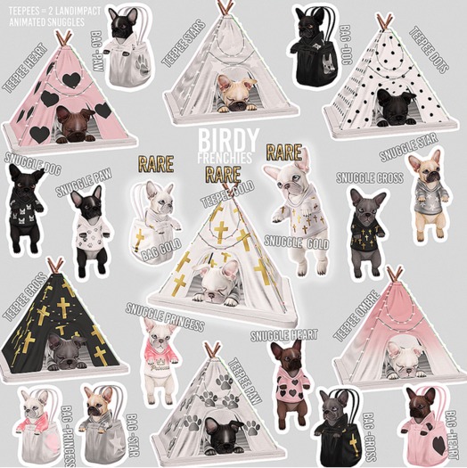 Birdy - Frenchie - Bag - Gold RARE