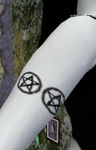 Pentagram ArmBand Tats
