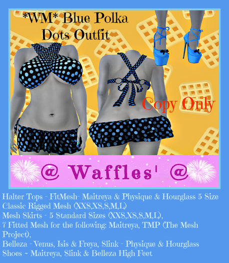*WM* Blue Polka Dots Outfit