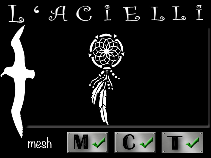 Dream catcher2 Silhouette (normal & micro size)