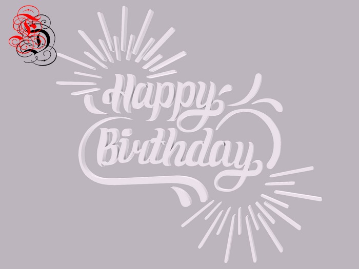 Frosensum ~ Happy Birthday Letters 2 FULLPERM