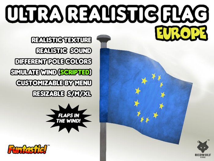 *Funtastic!* Ultra Realistic Flag EUROPE