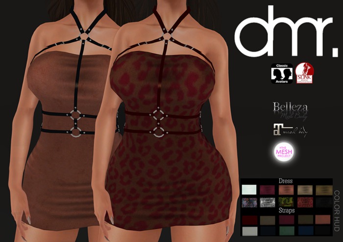 [DR]Mini Dress Jorna T.R 10 Color  ::Mesh::