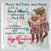 MBB * Red Daisy Dress Outfit (K&B)