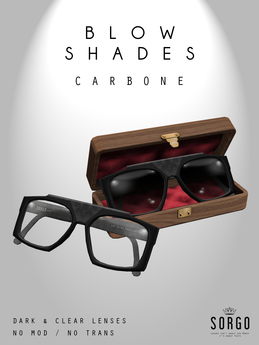 Second Life Marketplace - * S O R G O - BLOW Shades / Cabone