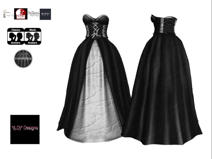 *{LD}* Tisha Gown - White