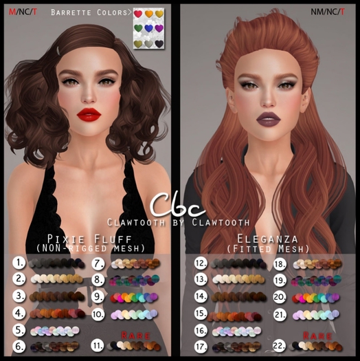 Clawtooth: Pixie Fluff (9: Rainbow Pack)