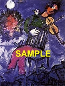 Marc Chagall - Le Violiniste