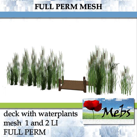 Deck with waterplants