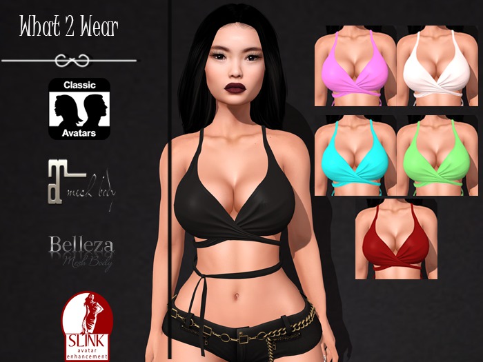 .::.What2Wear.::. Wrap Crop Top Pack