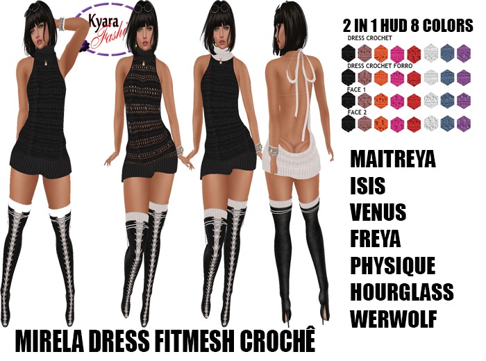 Kyarafashion Dress Mirela Croche Hud 8 Options