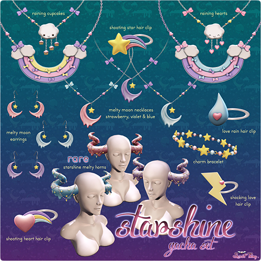 . Sweet Thing. Starshine Blue Melty Horns RARE