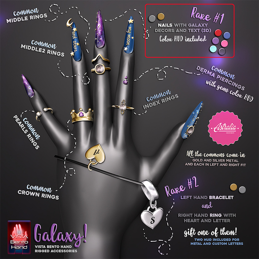 Astralia - Galaxy! (Nails) #1 RARE