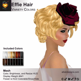 A&A Effie Hair Variety Colors, boxed