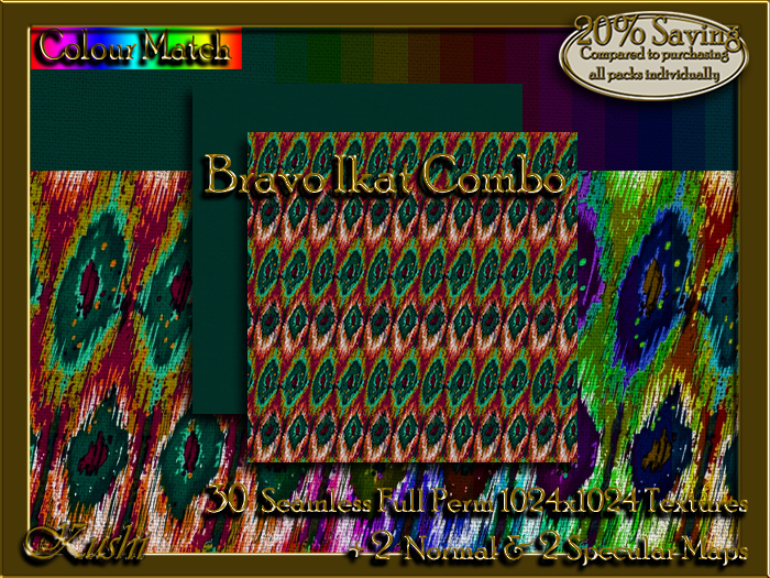 Bravo Ikat Combo Textures