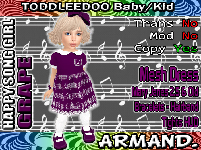 --ARMAND-- HAPPY SONG (GIRL) - GRAPE