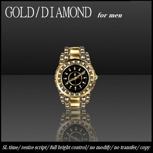 Watch CH Gold/Dia Black-Face [M]         -RYCA-