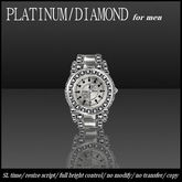 [DEMO] Watch CH Platinum/Dia Platinum-Face [M]      -RYCA-