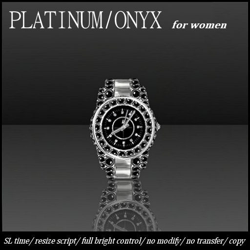 Watch CH Platinum/Onyx Black-Face [F]      -RYCA-