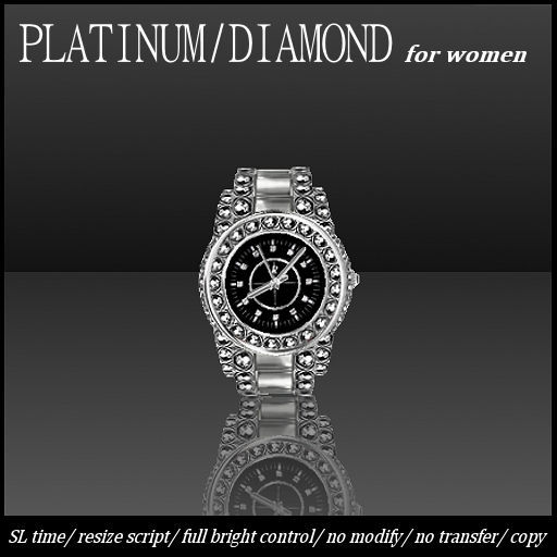 Watch CH Platinum/Dia Black-Face [F] -RYCA-