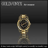 Watch CH Gold/Onyx Black-Face [F]     -RYCA-