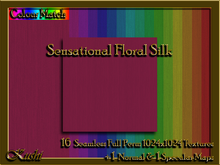Sensational Floral Silk Textures