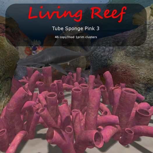 Inochi Reef : Tube Sponge Pink 3