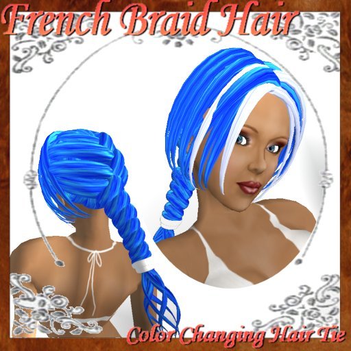 French Braid Blue