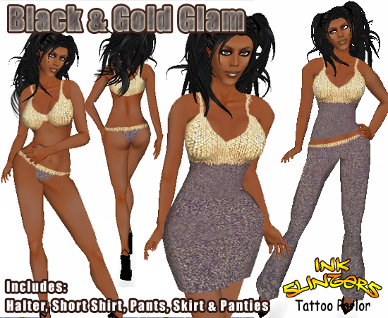 Black & Gold Glam