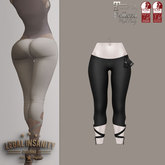 Legal Insanity - Chloe' black leggings