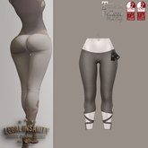 Legal Insanity - Chloe' brown leggings