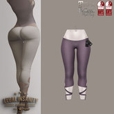 Legal Insanity - Chloe' wine leggings