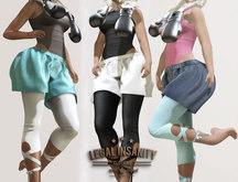 Legal Insanity - Chloe' leggings with shorts DEMO