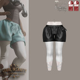 Legal Insanity - Chloe' leggings with black shorts