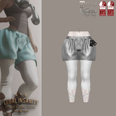 Legal Insanity - Chloe' leggings with grey shorts