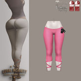 Legal Insanity - Chloe' leggings with pink shorts