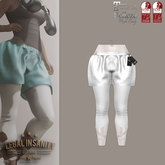 Legal Insanity - Chloe' leggings with white shorts