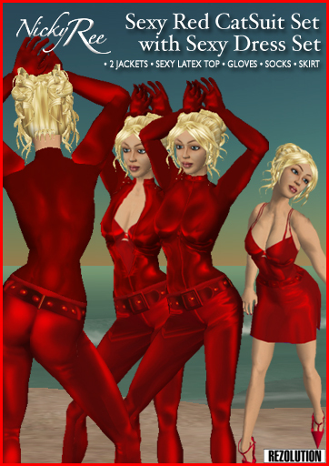 Nicky Ree Bodysuit - Red CatSuit
