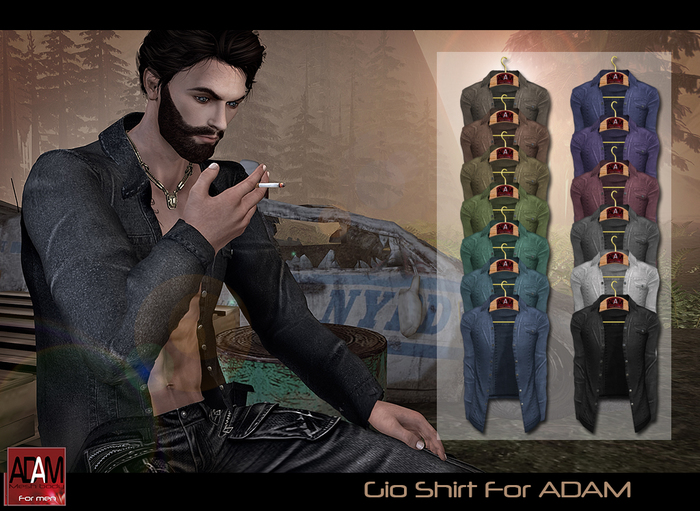*!*Adam-shirt-GIO-model A-allColor   -- wear to unpack