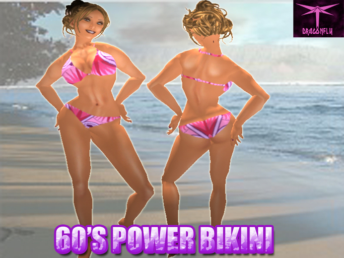 60's Power Bikini DragonFly Designs
