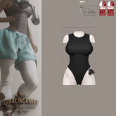 Legal Insanity - Chloe' black bodysuit