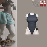 Legal Insanity - Chloe' blue bodysuit