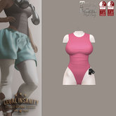 Legal Insanity - Chloe' pink bodysuit