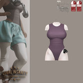 Legal Insanity - Chloe' wine bodysuit